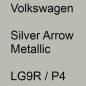 Preview: Volkswagen, Silver Arrow Metallic, LG9R / P4.